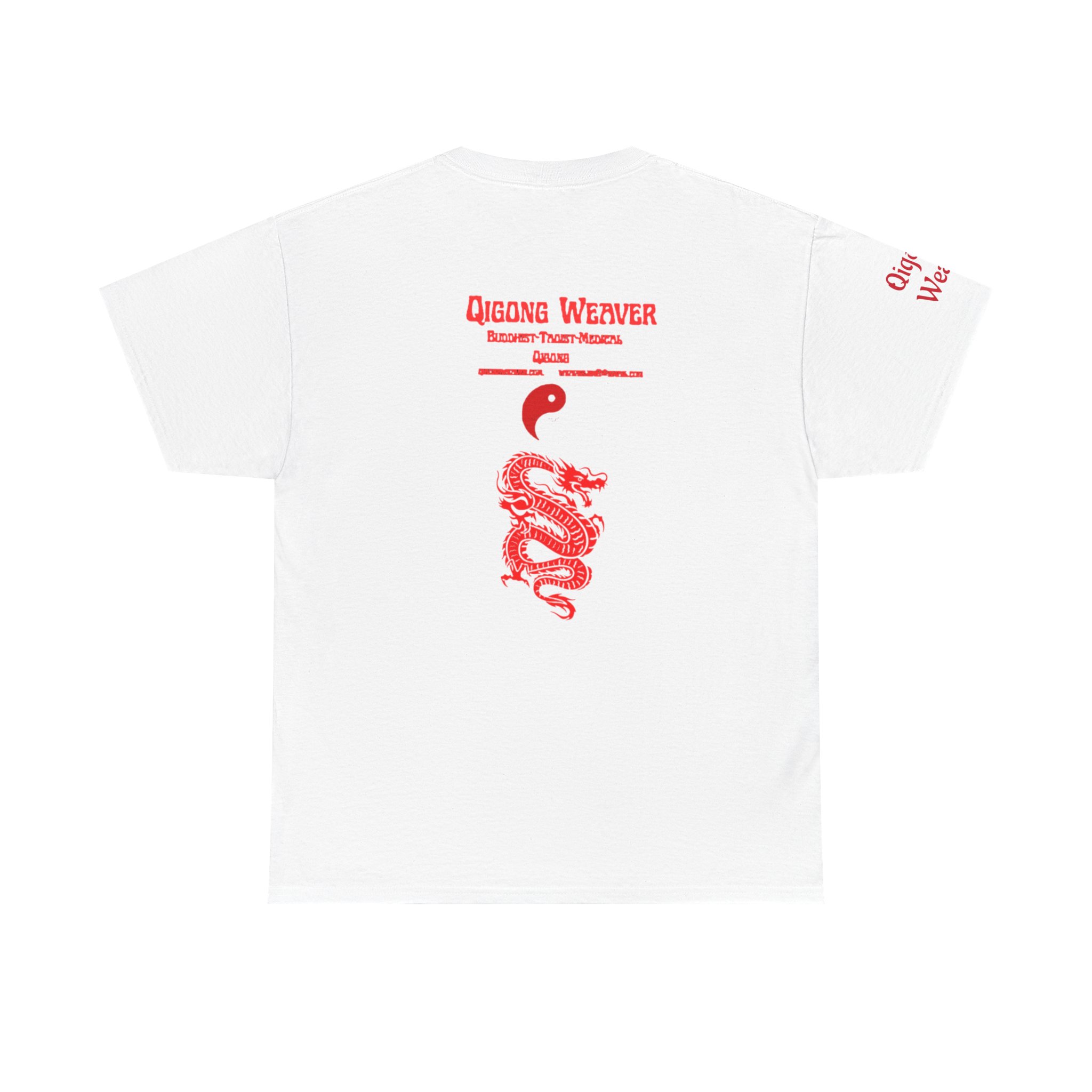 Celestial Weaver Goddess T-Shirt | Mythic Dragon Back Print