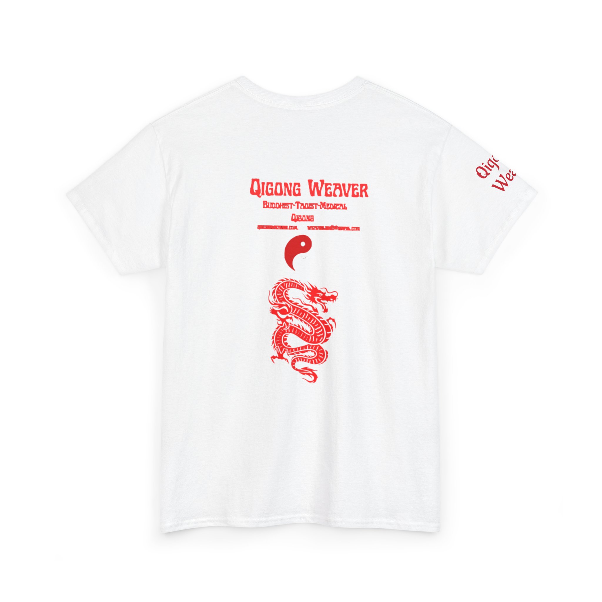 Celestial Weaver Goddess T-Shirt | Mythic Dragon Back Print